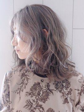 アルバム 渋谷パルコ(ALBUM) グレージュミディ_チェリーブラウンフェミニンロング_ba361521