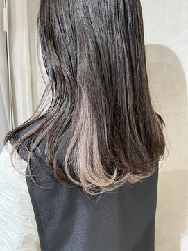 ハイプ(HYPE) 【Manae】後ろから見た時のインナーカラー