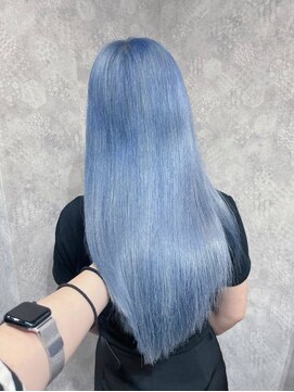 ティアム 渋谷店(Tiam shibuya) 黒髪/前髪パーマ/グレーベージュ/レイヤーロング/インナーカラー