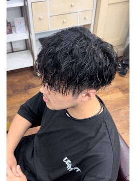 メルシー トータル ブランディング サロン(merci TOTAL BRANDING SALON) 縦落ちツイスパマッシュスタイル