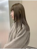 ブリーチなし オリーブアッシュ ベージュ /akari