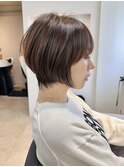 ハンサムショート大人ショートショートボブナチュラル30代40代