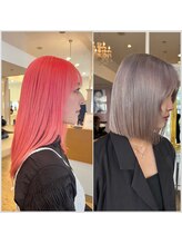 ダメージケアも考慮したこだわりのデザインカラー。リピート率が高い理由は体験してみて初めて納得！