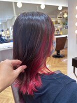 コワファースト  させぼ五番街店(COIFF1RST)&nbsp;レッドインナーカラー