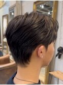 韓国ヘアコンマヘアカルマパーマセンターパートダウンパーマ学割