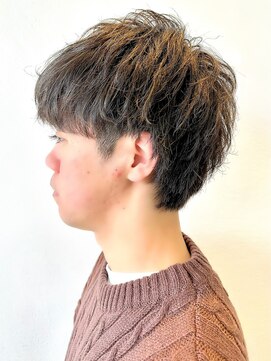 イーストハムアール(EAST HAM r) メンズ/スパイラルパーマ/ビジネスショート