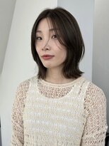 ドロップ(drop)&nbsp;ワンホンボブ　オリーブベージュ　シークレットハイライトカラー