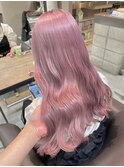 14154ブリーチ＆ダブルカラーハイトーンラベンダーピンク
