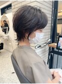 癖を活かせるショートスタイル　ふんわりショート