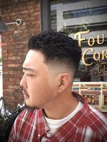 フォーコーナーズ(Four Corners) オールバックパーマ/極道パーマ/宮城リョータパーマ