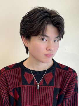 ビューエヒメ(VIEW EHIME) 韓国フェザーショートブルーブラック10代20代30代