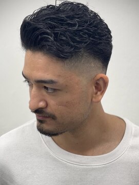 ヴィブル 多賀城市(vivre25) かきあげオールバックパーマ/仙台/多賀城