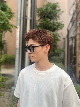 メンズサロン キング 高槻店(Men’s salon K!ng) 波巻きツイストスパイラルパーマ/フェザーパーマ/眉毛/メンズ