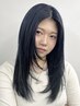 【8月末まで限定クーポン】カット＋艶感シングルカラー＋トリートメント