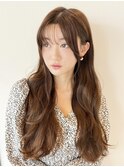 《CODE.LINE》パーマロングヘアコテ巻き
