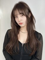 トイ(TOI)&nbsp;ロングヘアー/オリーブベージュ/ハッシュカット/レイヤーカット