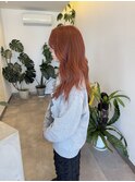 ブリーチなしダブルカラーオレンジ