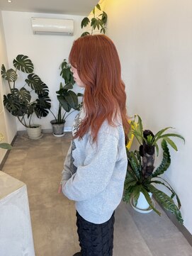 フェーディン(fa/din) ブリーチなしダブルカラーオレンジ