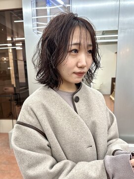 パークレーン アイス イヴェン(park lane ICI yeven) 20代30代40代パーマミディアムロングレイヤーカットブリーチなし