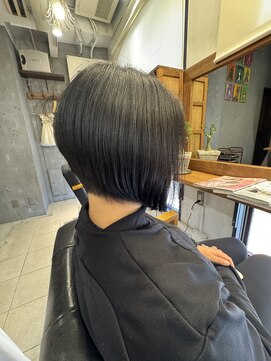 ボスコ 下北沢店(bosco) 前下がりボブ×刈り上げ