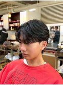 MEN’S HAIR/サーフカール/刈り上げセンターパート/柏駅