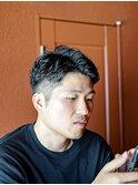 銀座ツーブロックメンズパーマ
