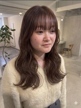 フォト 新宿(foto) ロングレイヤー/髪質改善/イメチェン/ピンクベージュ/韓国/新宿