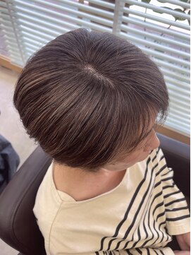 オリビアヘアー(OLIVIA HAIR) 白髪ぼかしハイライトナチュラル艶カラー