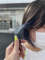 アース コアフュールボーテ 諏訪店(EARTH coiffure beaute) デザインインナーブリーチハイライトバレイヤージュ