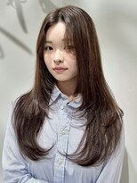 シーク 八王子(CHIC) 前髪なしレイヤーカット 韓国ヘア【八王子】