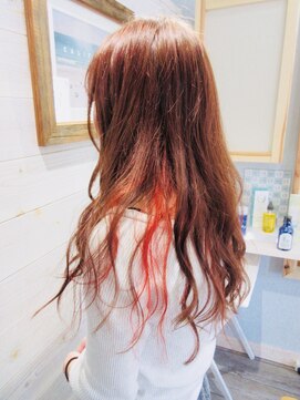 ヘアーアンドリラクゼーション ナスカ(Hair&Relaxation NazcA) ルージュインナーカラー