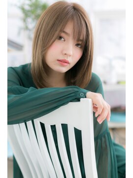 ミック ヘアアンドビューティー 大山店(miq  Hair&Beauty) 色っぽさと透明感＊イイ女ミディ