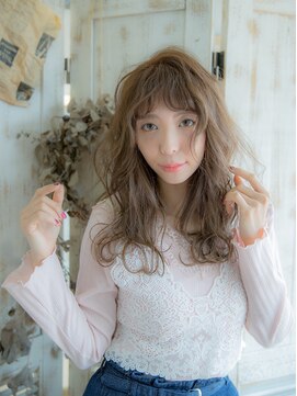 ウニカ デ ビエモン(UN1CA de BIEMON) ゆるふわ×透明感×無造作ウェーブ×ぱっつん前髪