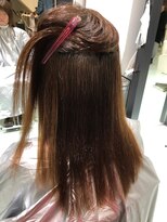 大嶋直樹の美容室 表参道&nbsp;高難易度縮毛矯正表参道マリアンヌ＝乾かしただけです。本当です