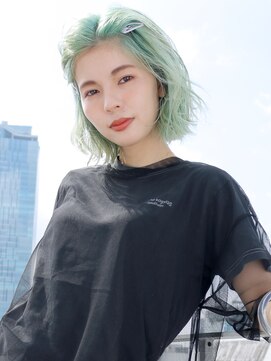 アルバム 銀座(ALBUM GINZA) ナチュラストレート_ボブクールショートボブルフ_8069