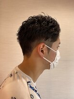 ノヘアドットビービーエス(no hea.bbs)&nbsp;クセを活かした　簡単スタイリング　ツーブロック