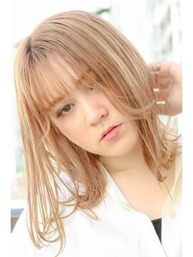 フラミューム 藤沢(flammeum) ハイトーン外ハネロブ