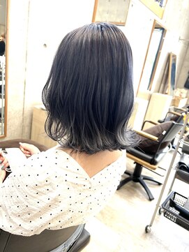 ヘアメイク ゼロ(0) ブルーシルバー