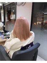 ラフ 難波店(LAFF)&nbsp;#黒髪#ボブルフ#ネビージュ#小顔#ワンレン