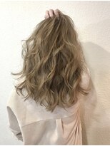 ルーツ ヘア デザイン(roots hair design)&nbsp;西区新町美容室★roots★西大橋徒歩4分★ミルクティーベージュ