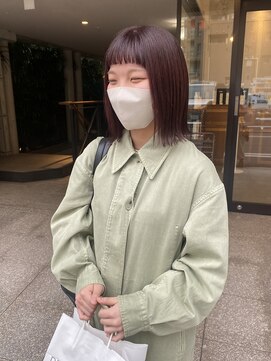 リタ(LITA) 【LITA】おん眉ボブ × ピンクブラウン  ▽野尻