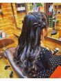 ファミリーサロン髪風船&nbsp;ヘアセットのご予約もお待ちしております♪
