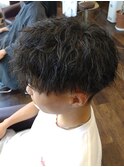 マッシュツイストスパイラルパーマ