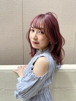 スーリール 姪浜店(Sourire)&nbsp;ゆるふわピンクブラウン（神田スタイル）