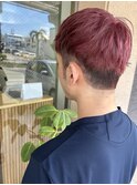 ブリーチありレッドカラー