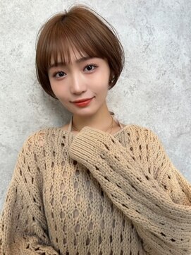 アンバー 池袋(amber) レイヤーボブ/縮毛矯正/オリーブベージュ/髪質改善[池袋駅]