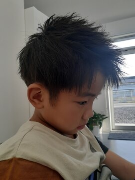 マインド(MIND) メンズショート×ツーブロック