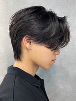 エルマーク 心斎橋(L-MARK)&nbsp;センターパートニュアンスパーマ韓国カルマパーマコンマヘア