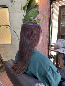 ロッソバイアルター 鎌取(ROSSO by aL-ter) 【レイヤーカット/デザインカラー/オリーブベージュ】千葉香奈