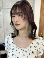 サクラ オモテサンドウ(SAKURA)&nbsp;意外と知らないちゃんと隠せるバレないインナーカラーベージュ